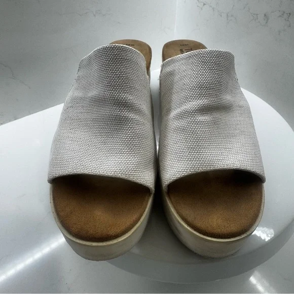 Toms Diana Mule Sandal Size 9 in natural - Picture 4 of 10